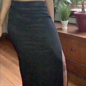 Black skirt with Splits